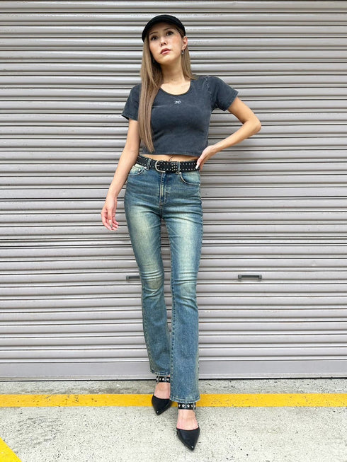 ヴィンテージフレアデニムパンツ